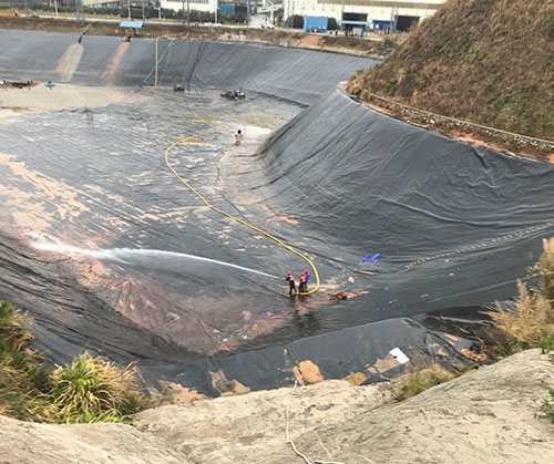 酉阳废水池清理